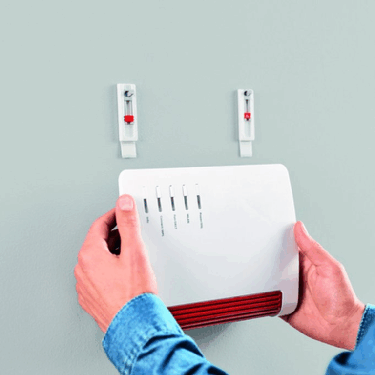 router ophangen zonder boren