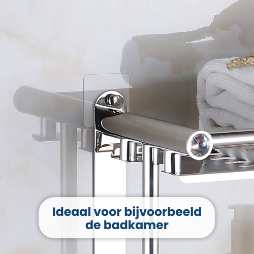 doucherek ophangen zonder boren badkamer