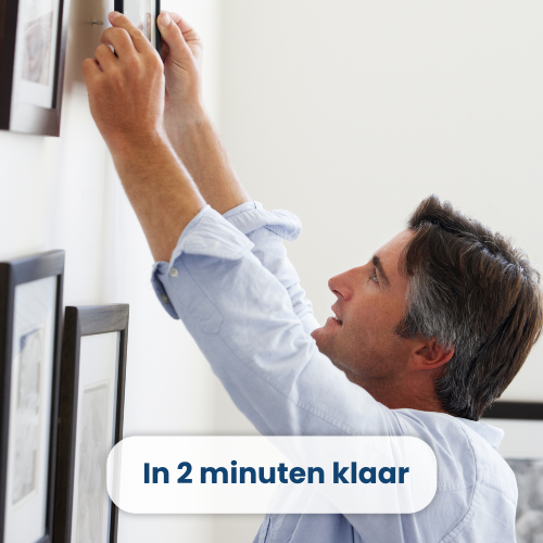 plak spijker aanbrengen in 2 minuten