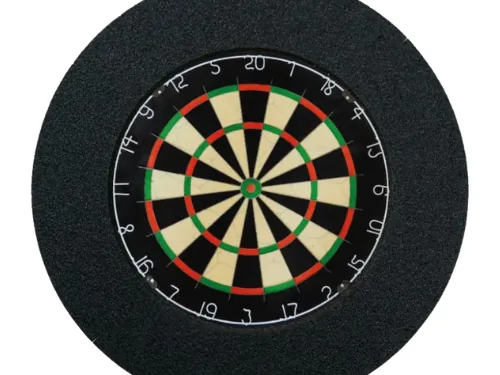 Dartbord met surround tegen beschadiging