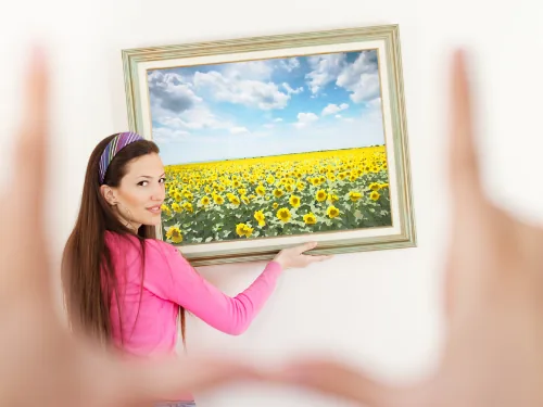 Fotokader ophangen zonder boren