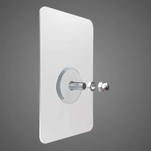 Plakspijker voor een dartbord