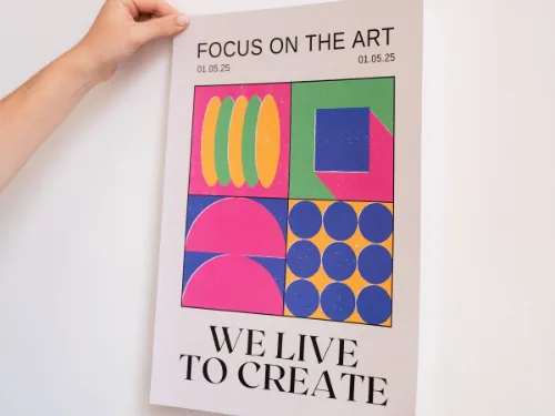 Poster of klein schilderij ophangen zonder boren
