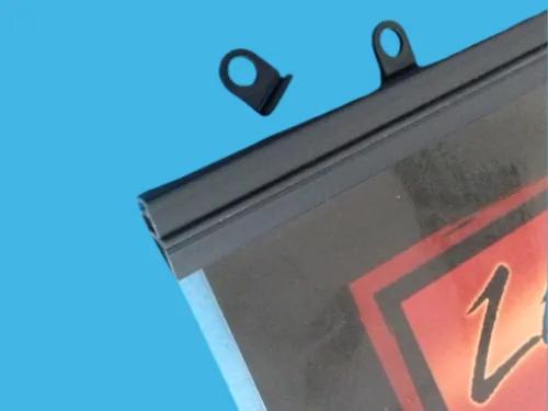 Posterhanger met klemlijst