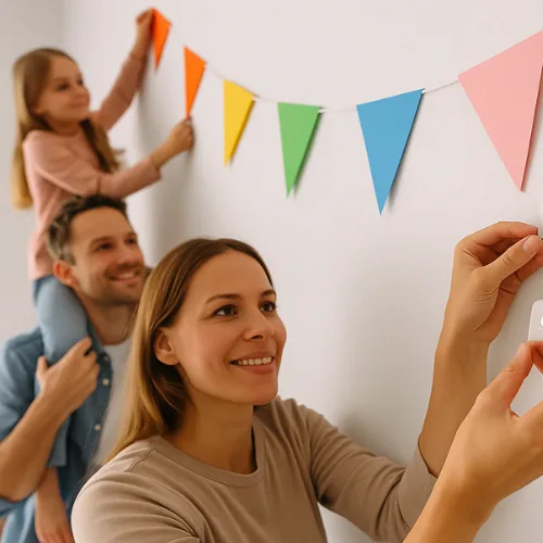 Slingers ophangen zonder boren aan de muur
